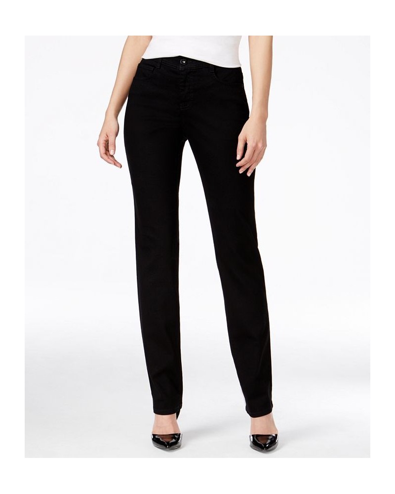 Women's Slim-Leg Jeans in Regular and Short Lengths Noir $16.79 Jeans