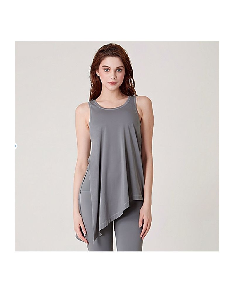 Sidekick Tie Tank for Women Gray $29.52 Tops