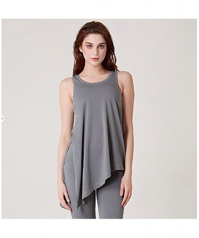 Sidekick Tie Tank for Women Gray $29.52 Tops