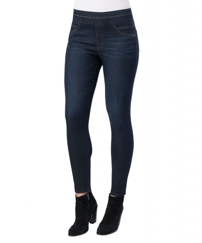 Women's AB Solution High Rise Pull On Ankle Jeans In Indigo $36.08 Jeans