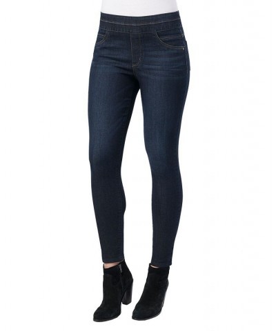 Women's AB Solution High Rise Pull On Ankle Jeans In Indigo $36.08 Jeans