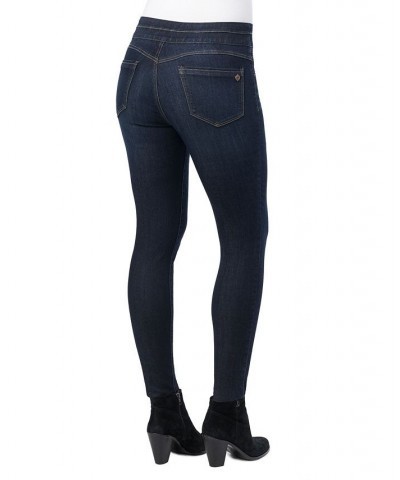 Women's AB Solution High Rise Pull On Ankle Jeans In Indigo $36.08 Jeans