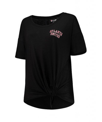 Women's by New Era Black Atlanta United FC Plus Size Slub T-shirt Black $20.00 Tops