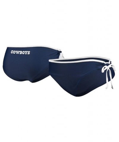 Women's Navy Dallas Cowboys Perfect Match Bikini Bottom Navy $24.93 Swimsuits