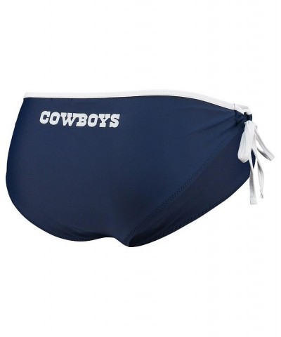 Women's Navy Dallas Cowboys Perfect Match Bikini Bottom Navy $24.93 Swimsuits