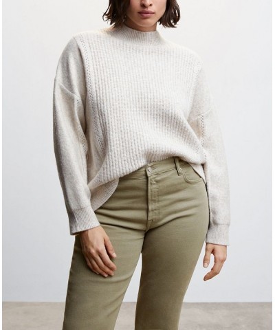 Women's Crop Flared Jeans Khaki $35.39 Jeans