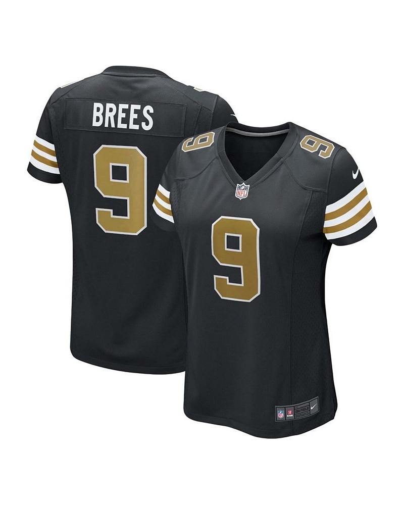 Women's Drew Brees New Orleans Saints Black Alternate Game Jersey Black $61.60 Jersey