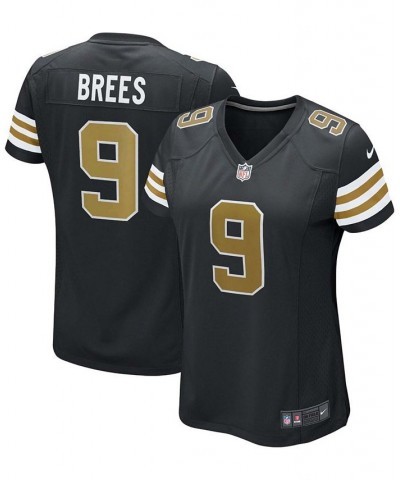 Women's Drew Brees New Orleans Saints Black Alternate Game Jersey Black $61.60 Jersey