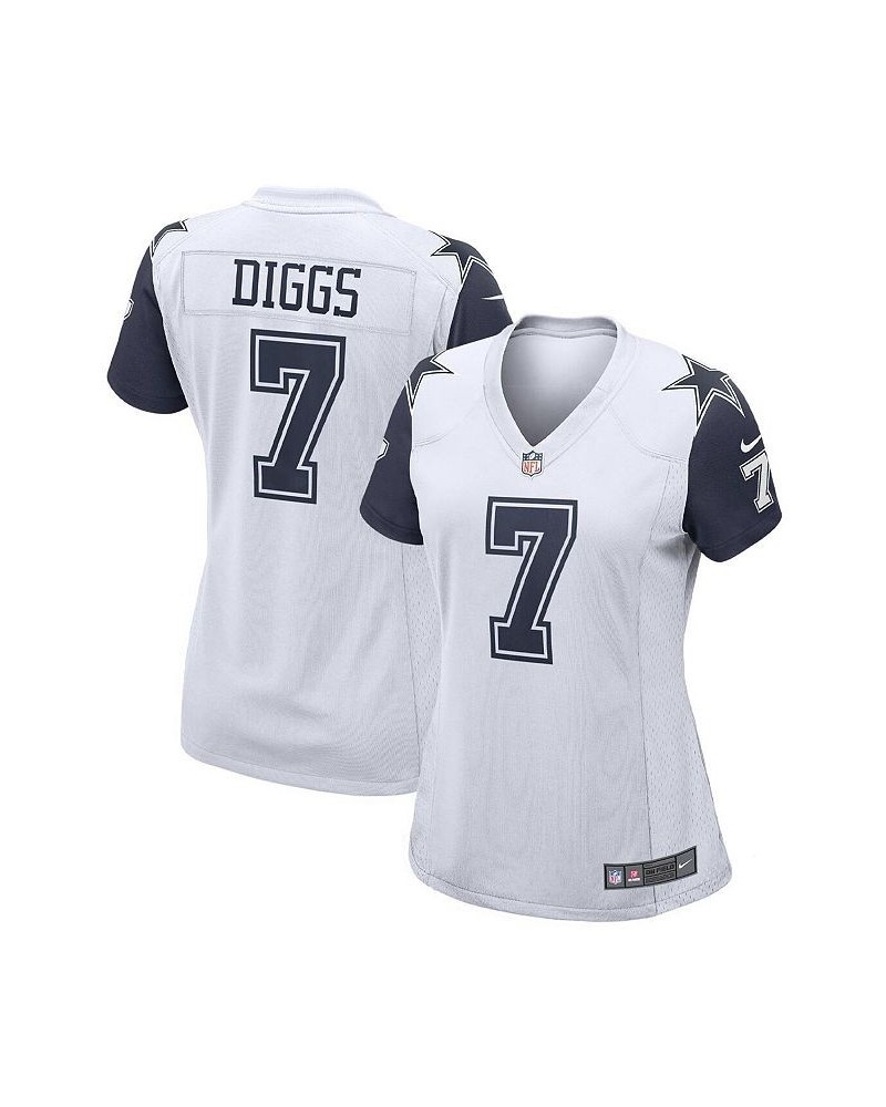 Women's Trevon Diggs White Dallas Cowboys Team Game Jersey White $42.00 Jersey