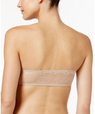 b.enticing Strapless Lace Bra 954237 Tan/Beige $19.24 Bras