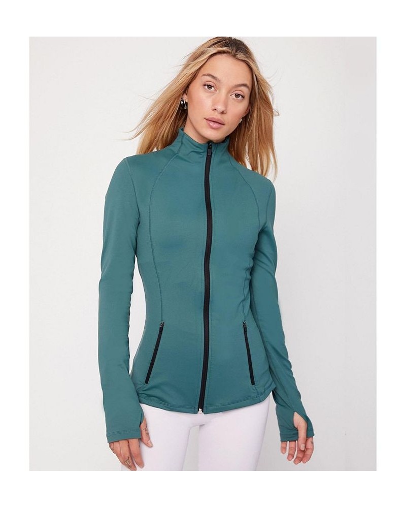 Gen XYZ Zip Up Track Jacket for Women Mediterranea green $44.84 Jackets