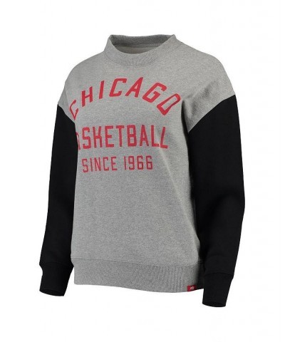 Women's Gray Black Chicago Bulls Ivy Varsity Pullover Sweatshirt Gray, Black $30.00 Sweatshirts