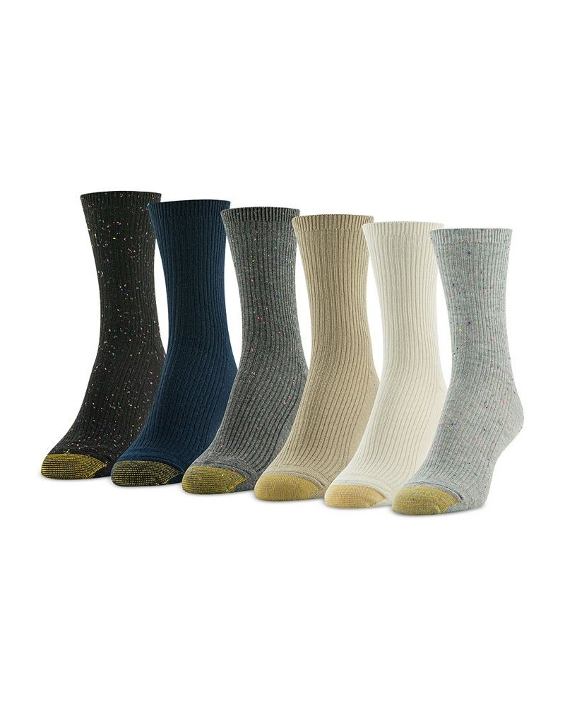 Women's 6-Pk. Casual Nep Ribbed Short Crew Socks Asst 1 $13.34 Socks