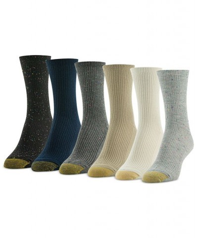 Women's 6-Pk. Casual Nep Ribbed Short Crew Socks Asst 1 $13.34 Socks