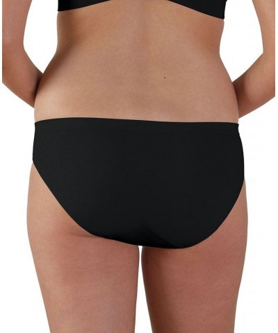 Women's Mid Rise Seamless Panty Black $9.98 Panty