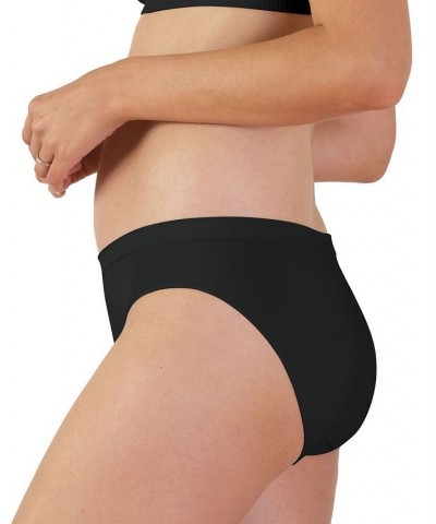 Women's Mid Rise Seamless Panty Black $9.98 Panty