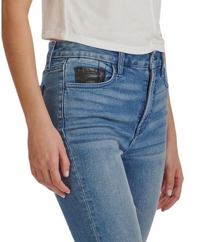 by 7 For All Mankind Women's High-Waist Faux-Leather-Pocket Skinny Jeans Malaga $23.02 Jeans