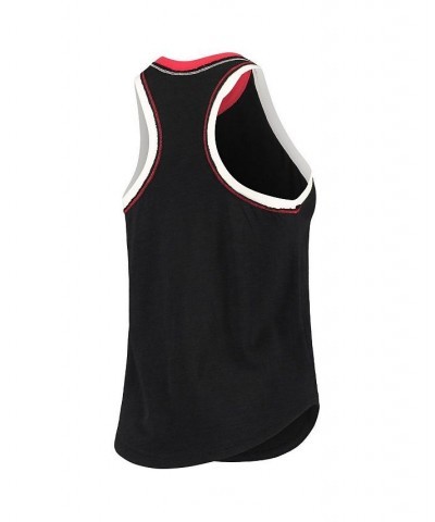 Women's Black Atlanta Falcons Throwback Touchdown Tank Top Black $22.43 Tops