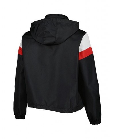 Women's Black Scarlet Ohio State Buckeyes Plus Size Anorak Windbreaker Half-Zip Jacket Black, Scarlet $37.09 Jackets