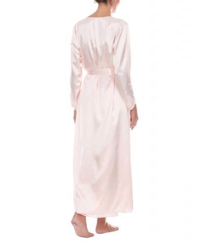 Stella Satin Venise Trim Robe Medium Pink $15.62 Sleepwear