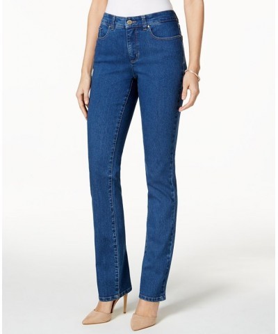 Women's Lexington Tummy Control Straight-Leg Jeans Short Lengths Lyon Wash $14.49 Jeans