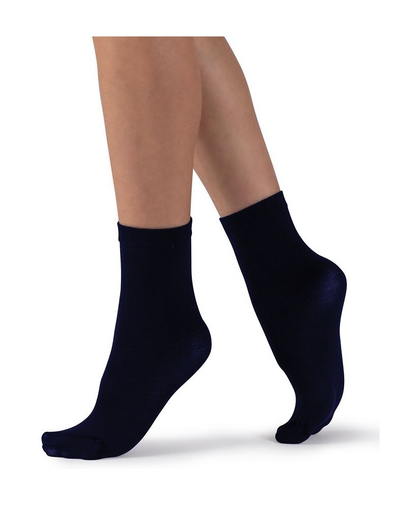 Italian Made Classic Cotton Socks Blue $11.59 Socks