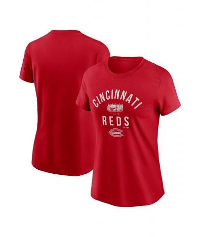 Women's Red Cincinnati Reds 2022 Field of Dreams Collection T-shirt Red $21.15 Tops