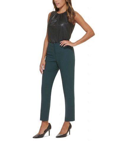 Petite Lux Highline Straight-Leg Pants Forest $30.54 Pants