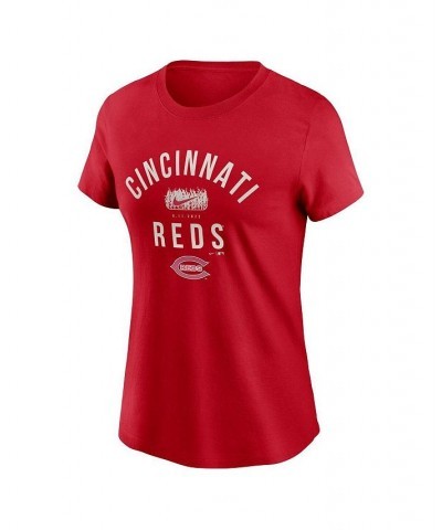 Women's Red Cincinnati Reds 2022 Field of Dreams Collection T-shirt Red $21.15 Tops