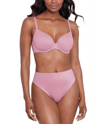 Women's Light Shaping Waistline Thong Underwear 2538 Mesa Rose $14.15 Shapewear