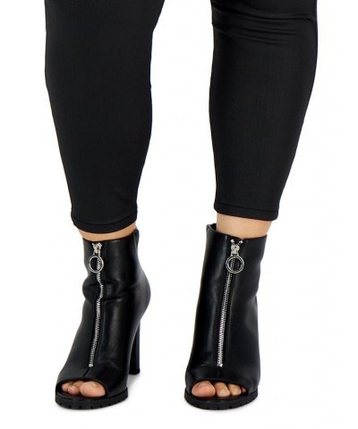 Trendy Plus Size Curvy High-Rise Skinny Jeans Coated Black $12.00 Jeans