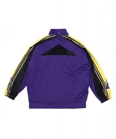 Women's Purple Los Angeles Lakers Throwback Team Full-Zip Windbreaker Jacket Purple $59.80 Jackets