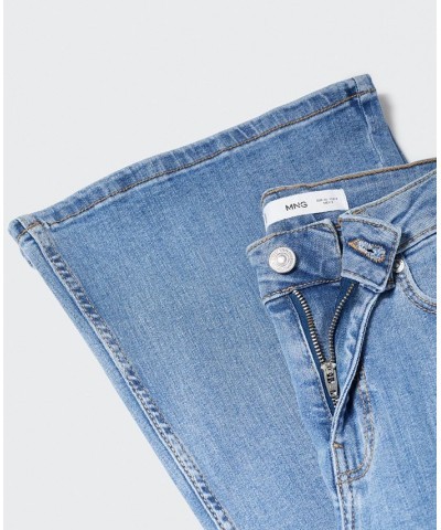 Women's Medium-Rise Flared Jeans Medium Blue $35.00 Jeans