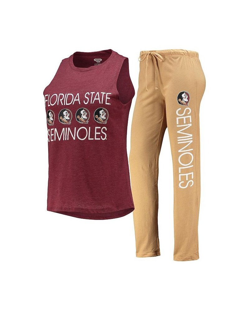 Women's Gold Garnet Florida State Seminoles Tank Top and Pants Sleep Set Gold, Garnet $32.50 Pajama