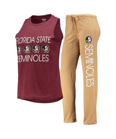 Women's Gold Garnet Florida State Seminoles Tank Top and Pants Sleep Set Gold, Garnet $32.50 Pajama