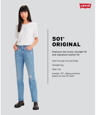 Women's 501 Original-Fit Straight-Leg Jeans Shes Crafty $40.00 Jeans