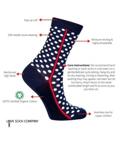 Women's Socks - Red Line Navy $13.92 Socks