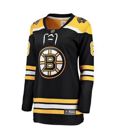 Women's Branded David Pastrnak Black Boston Bruins Breakaway Player Jersey Black $66.00 Jersey