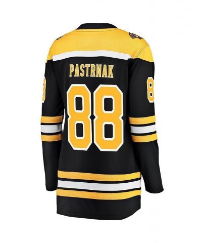 Women's Branded David Pastrnak Black Boston Bruins Breakaway Player Jersey Black $66.00 Jersey