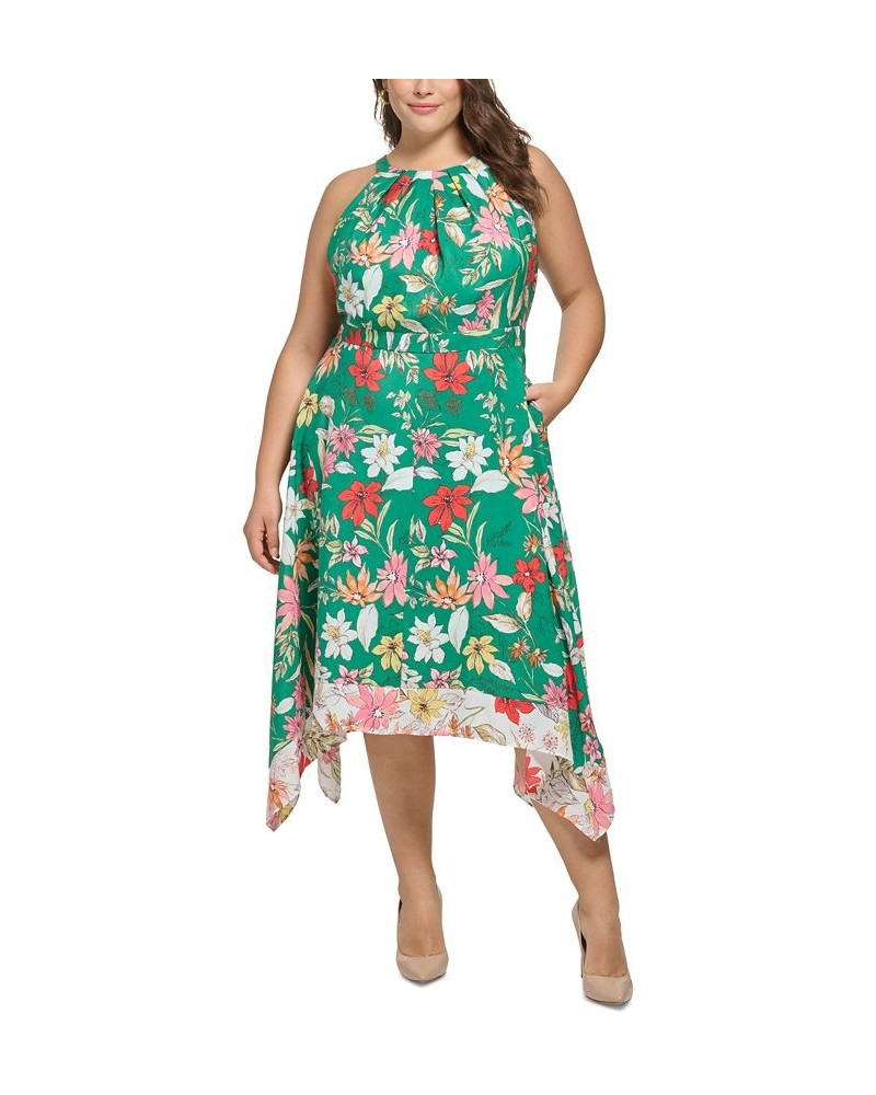 Plus Size Halter Handkerchief-Hem Dress Gml $65.80 Dresses