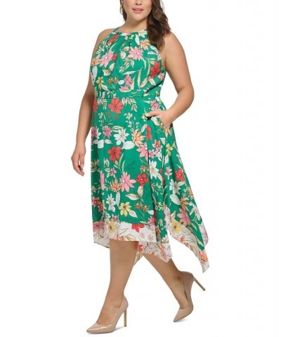 Plus Size Halter Handkerchief-Hem Dress Gml $65.80 Dresses