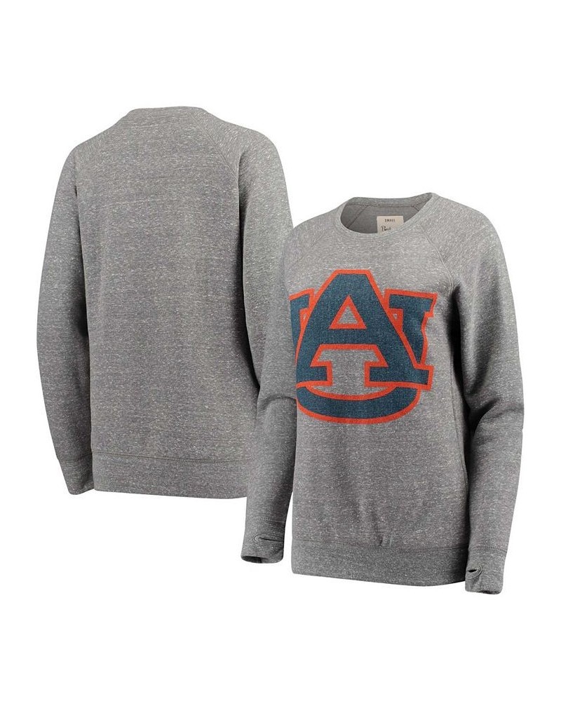 Women's Heathered Gray Auburn Tigers Big Team Logo Knobi Fleece Tri-Blend Crew Neck Sweatshirt Heathered Gray $38.24 Sweatshirts