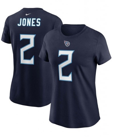 Women's Julio Jones Navy Tennessee Titans Player Name Number T-shirt Navy $18.00 Tops