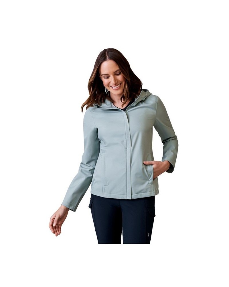 Women's X2O Packable Rain Jacket Green $39.41 Jackets