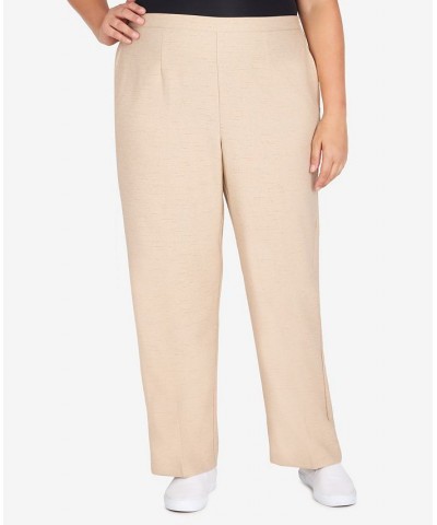 Plus Size Easy Breezy Average Length Pants Tan/Beige $33.02 Pants