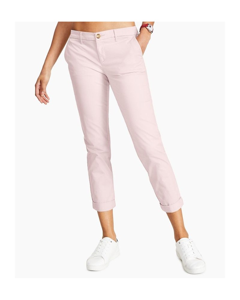 Women's Rope Roll-Tab Shirt & Hampton Chinos Ballerina Pink $26.09 Tops