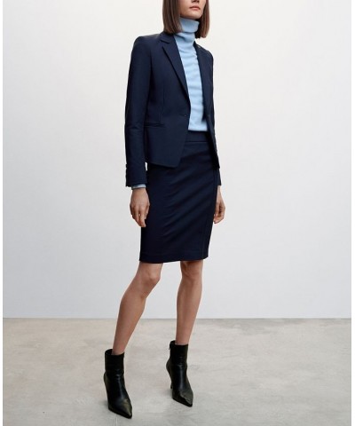 Women's Suit Pencil Skirt Dark Navy $23.50 Skirts