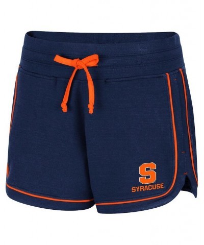 Women's Navy Syracuse Orange Lil Sebastian Tri-Blend Shorts Navy $21.83 Shorts