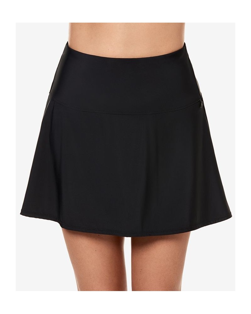 Fit & Flare Swim Skirt Black $46.90 Swimsuits