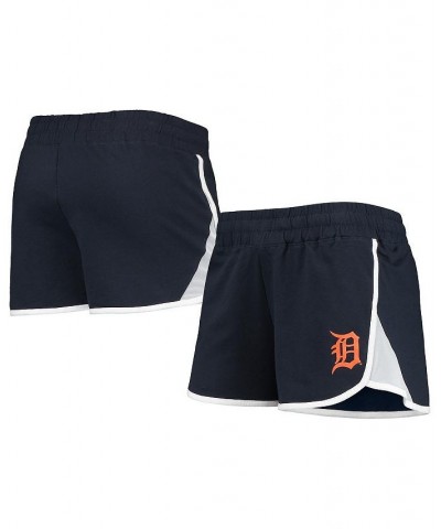 Women's Navy Detroit Tigers Stretch French Terry Shorts Navy $23.39 Shorts